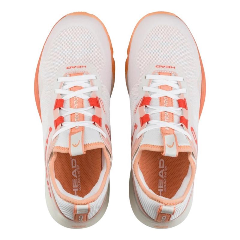Zapatillas de Padel Head Motion Pro Blanco Coral Mujer