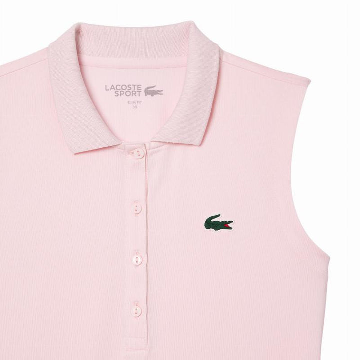 Polo Lacoste Ultra Dry Rosa Mujer
