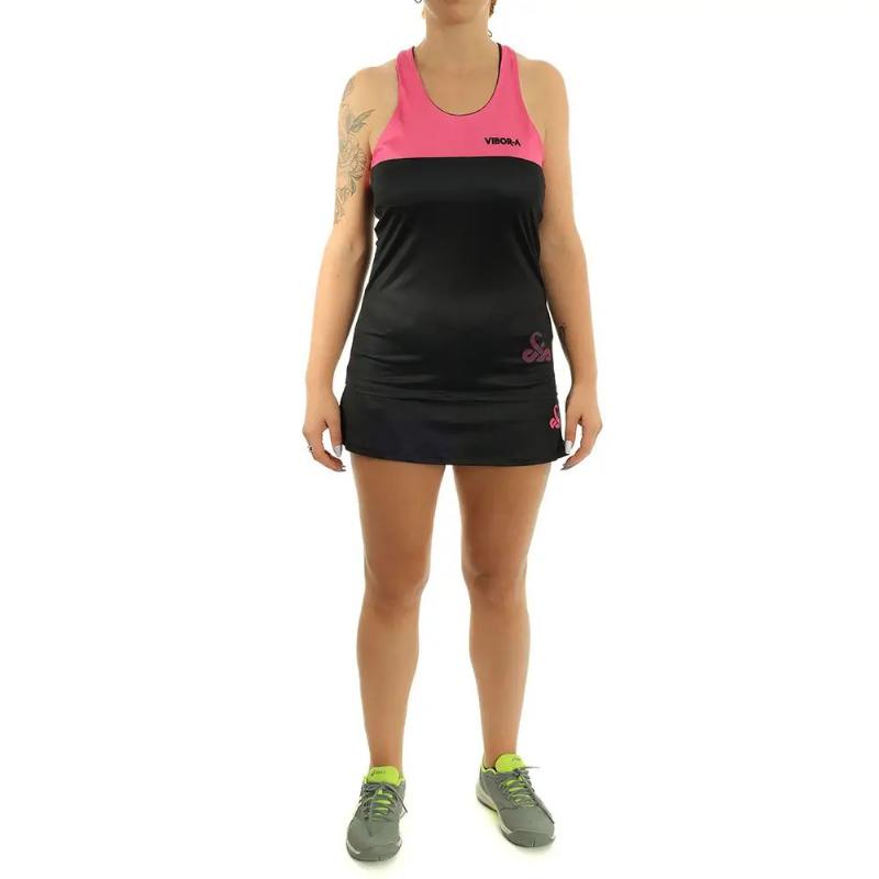 Camiseta Vibora Naya Negro Mujer