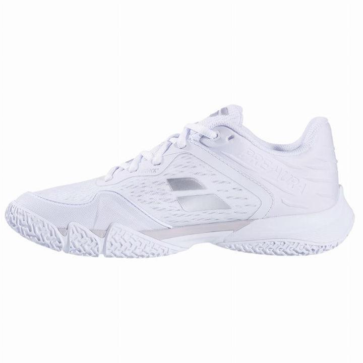 Zapatillas de Padel Babolat Premura 3 Blanco Plata Mujer
