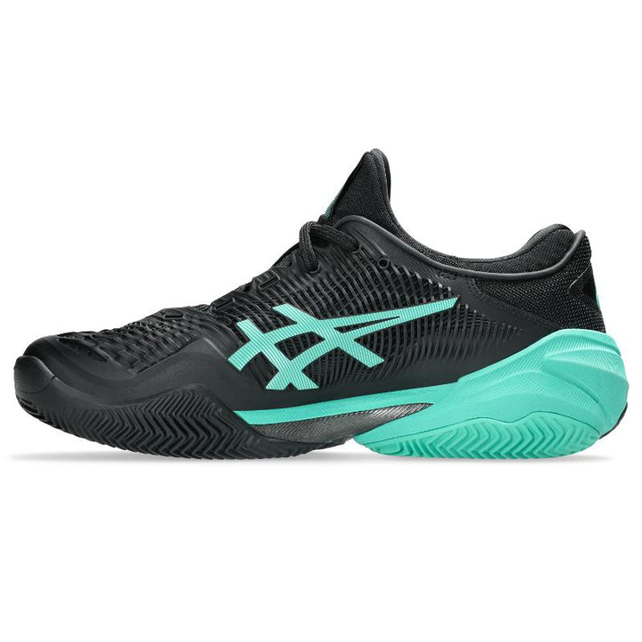 Zapatillas de Padel Asics Court FF 3 Clay Negro Turquesa