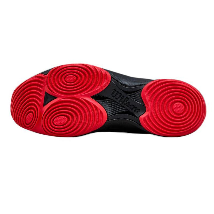 Zapatillas de Padel Wilson Hurakn Pro V2 Negro Rojo Blanco