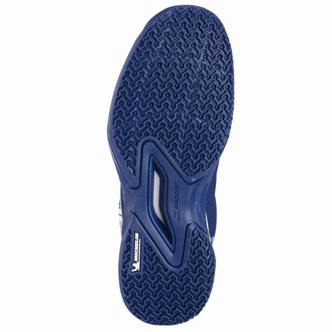 Babolat Jet Premura 2 Dark Blue Flash Green Junior Shoes