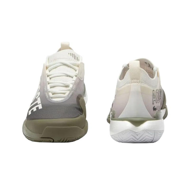 Zapatillas de Padel Lacoste AG-LT25 Lite Blanco Kaki Mujer