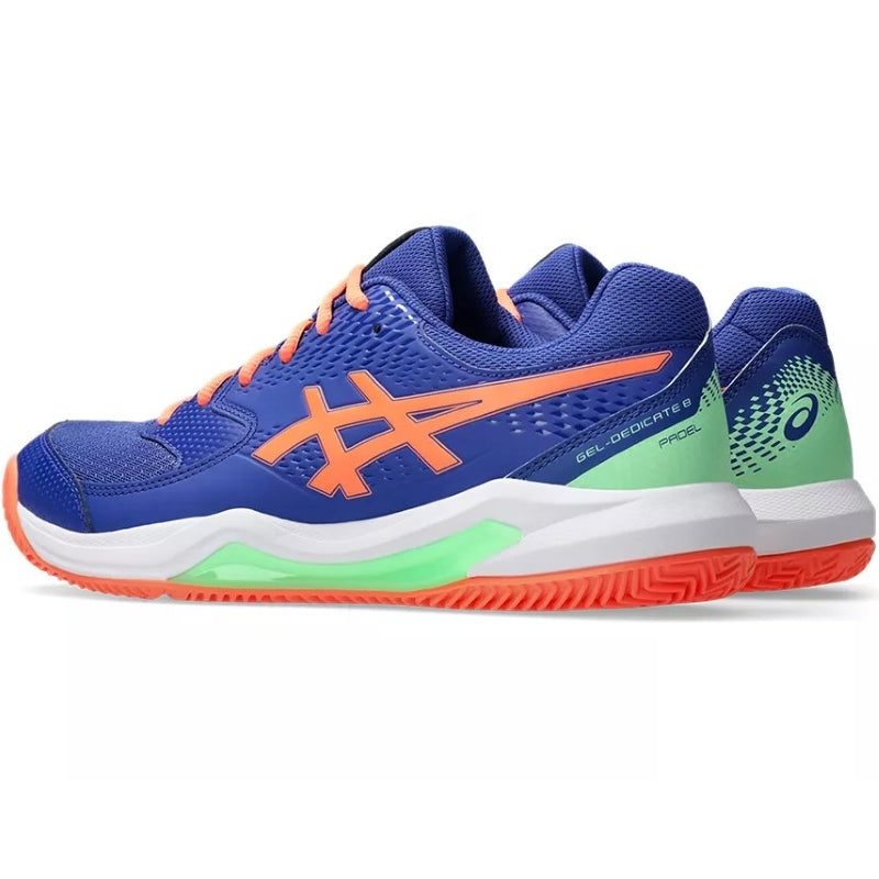 Zapatillas de Padel Asics Gel Dedicate 8 Padel Azul Cobalto Coral