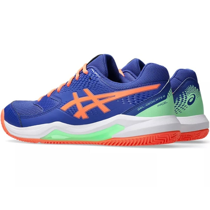 Zapatillas de Padel Asics Gel Dedicate 8 Padel Azul Cobalto Coral