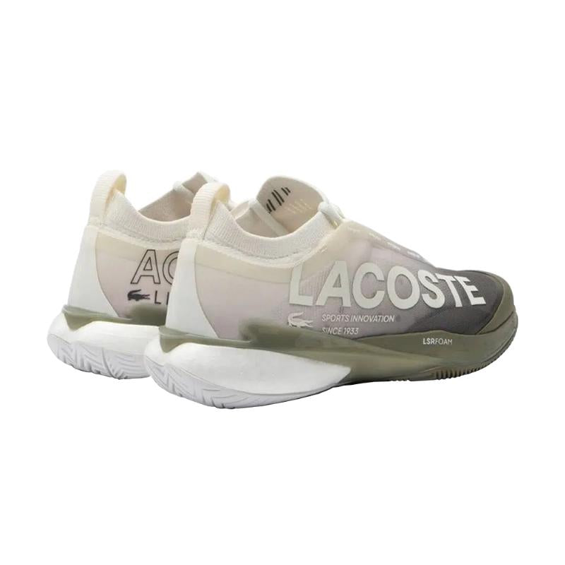 Zapatillas de Padel Lacoste AG-LT25 Lite Blanco Kaki Mujer