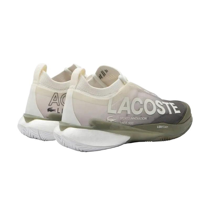 Zapatillas de Padel Lacoste AG-LT25 Lite Blanco Kaki Mujer