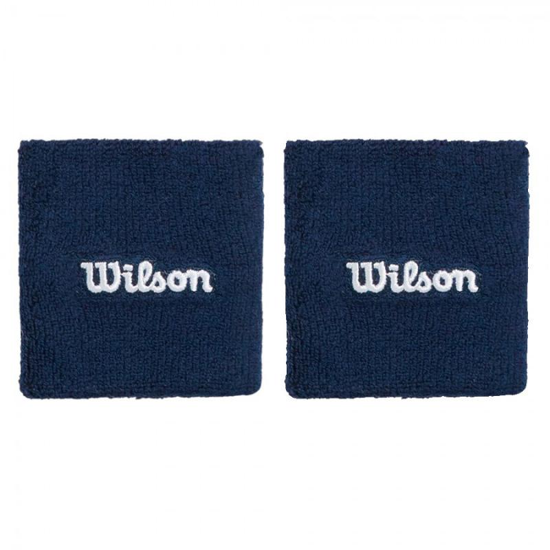 Muñequeras Wilson Azul Marino 2 Unidades
