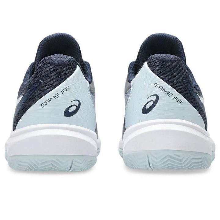 Zapatillas de Padel Asics Game FF Clay Azul Medianoche Blanco Mujer
