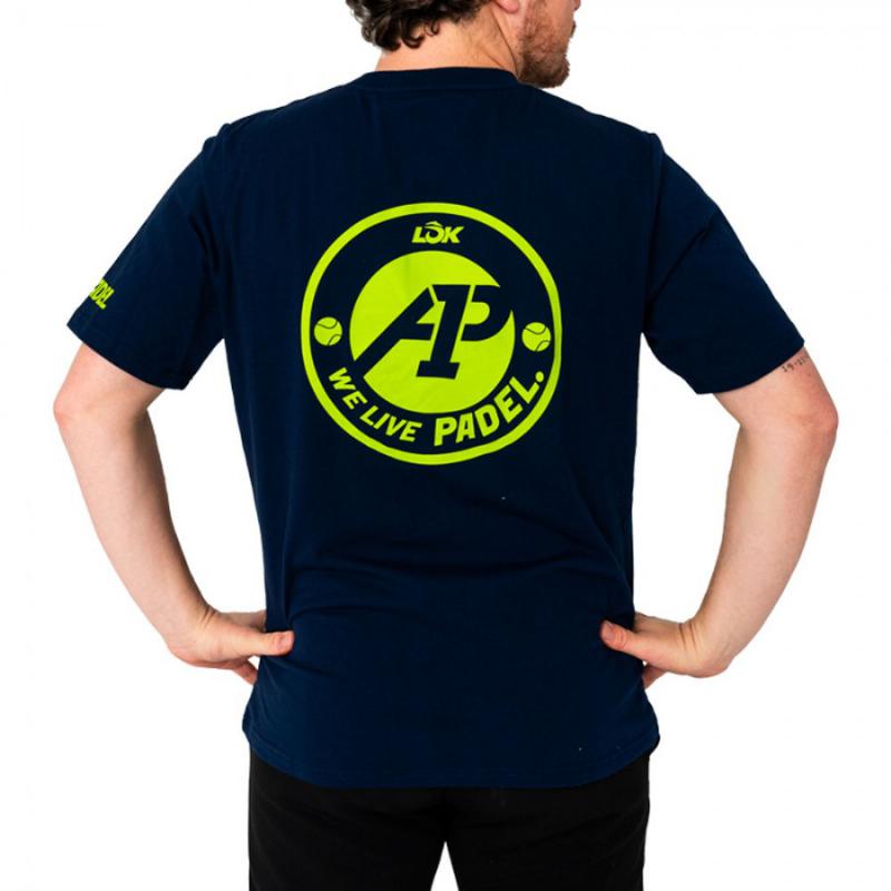 Camiseta Lok A1 Padel Glacier Azul Marino