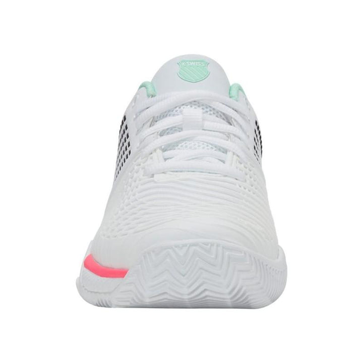 Zapatillas de Padel Kswiss Express Light 3 HB Clay Blanco Menta Rosa Mujer