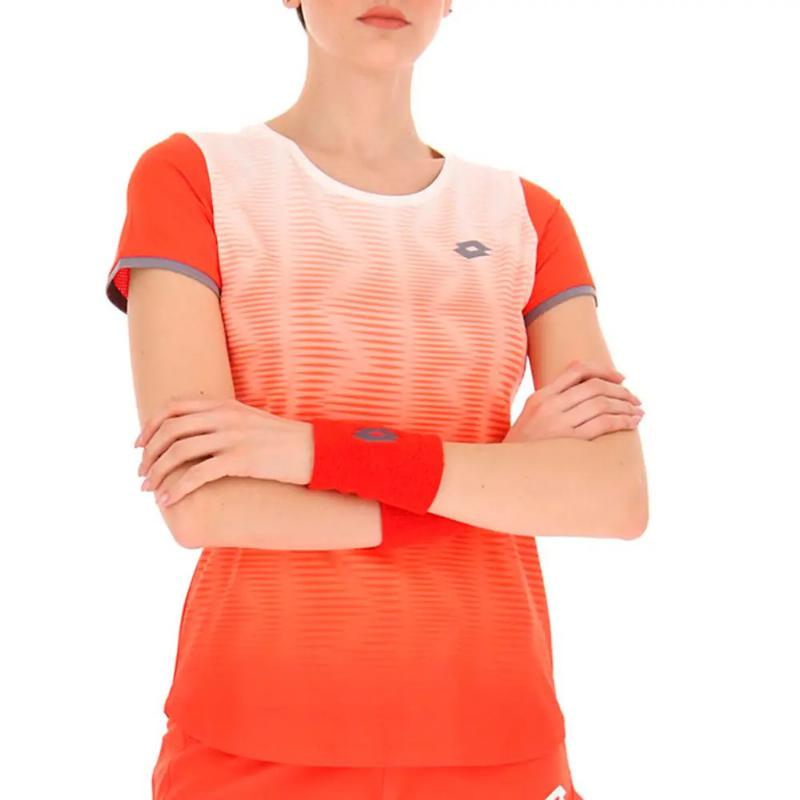 Camiseta Lotto Top IV Naranja Mujer