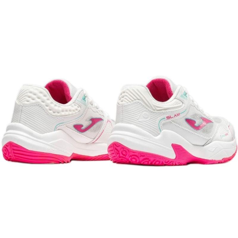 Zapatillas de Padel Joma Slam 2602 Blanco Rosa Junior