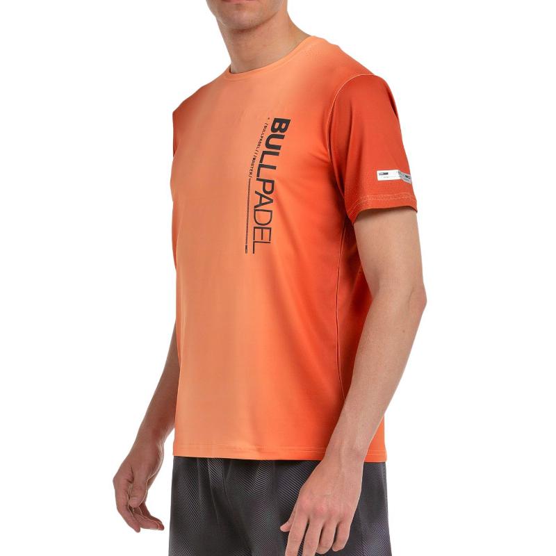 Camiseta Bullpadel Muros Papaya