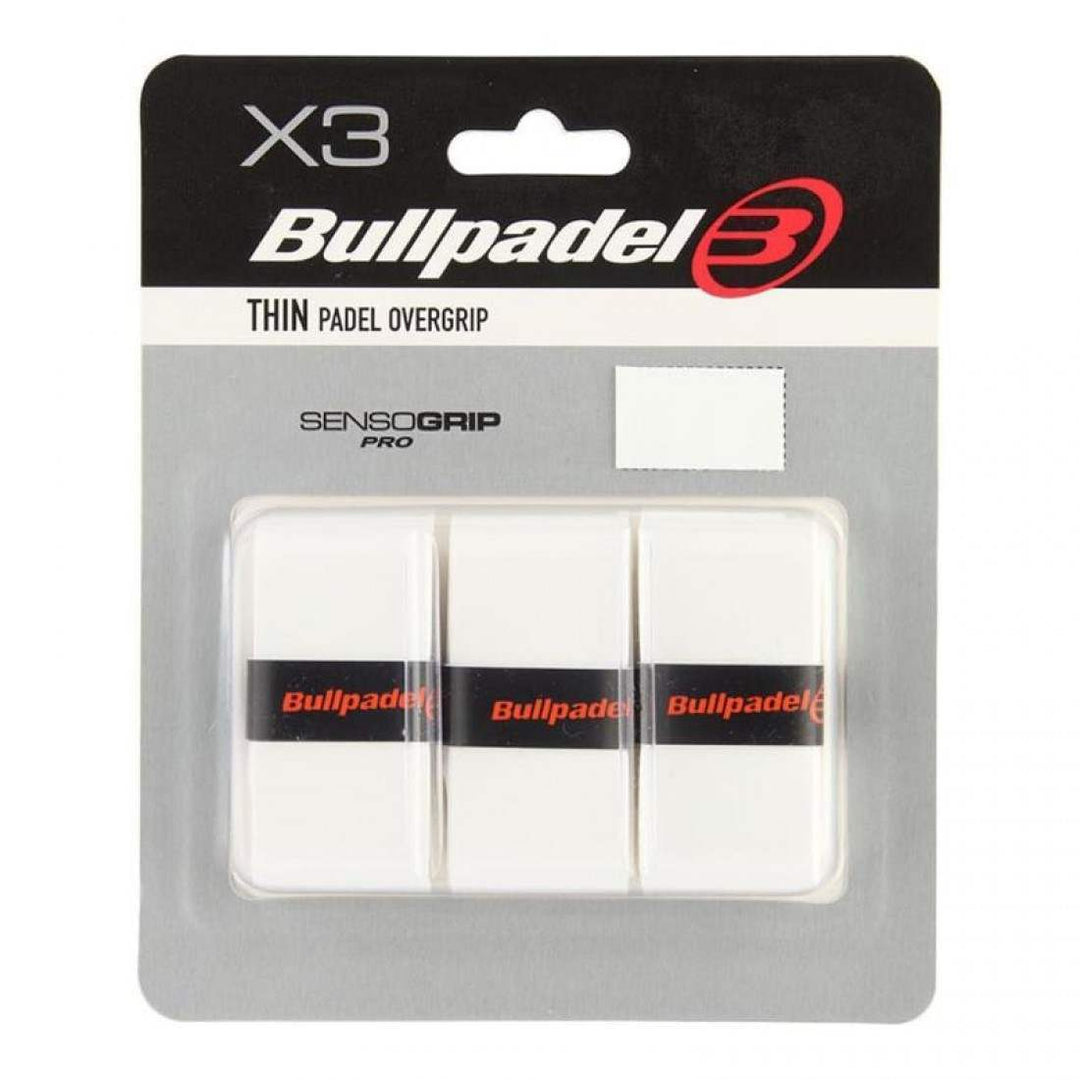 Blister Bullpadel 3 Overgrips GB1603 Senso Blanco | Bullpadel