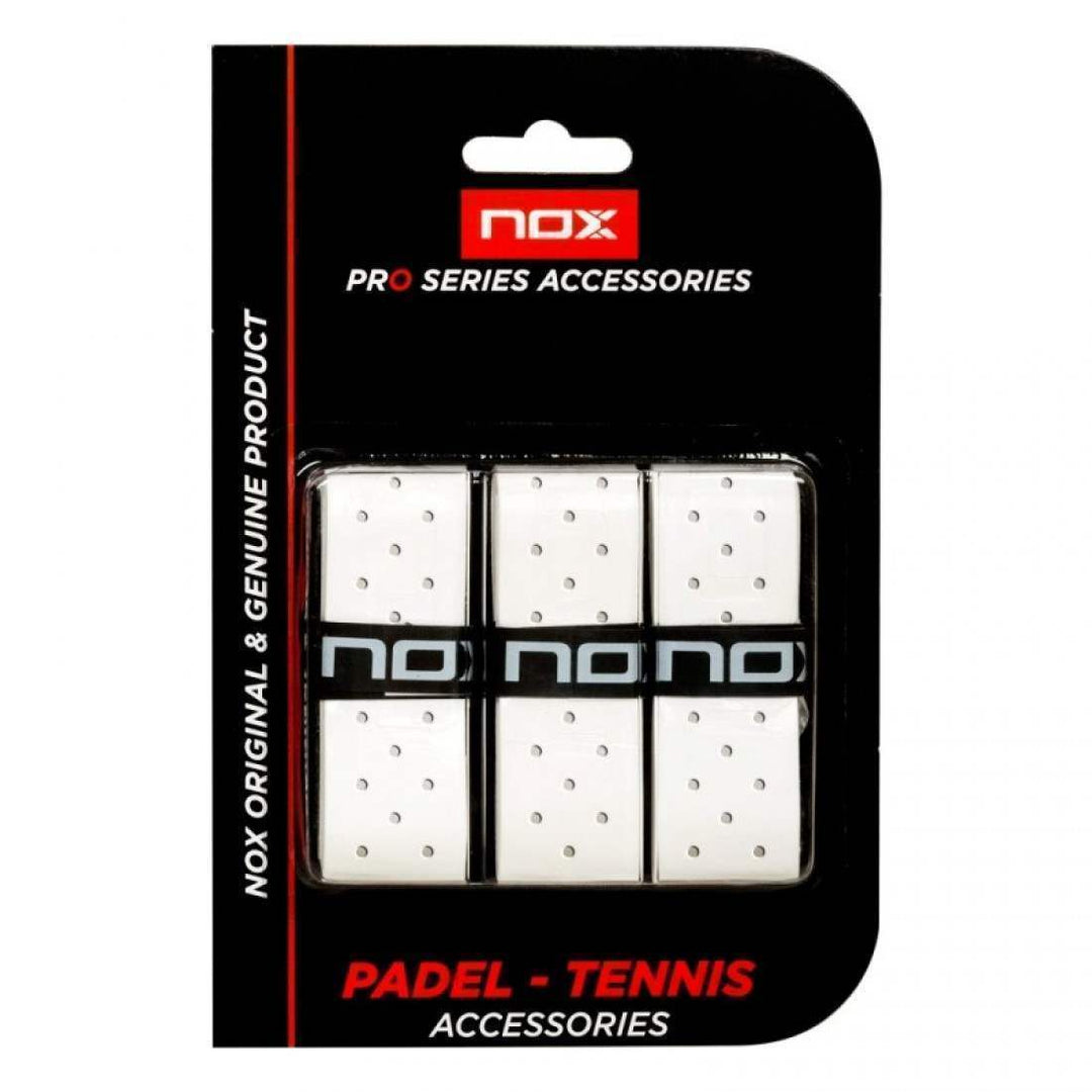 Blister Nox Pro Perforado Blanco 3 Overgrips | Nox