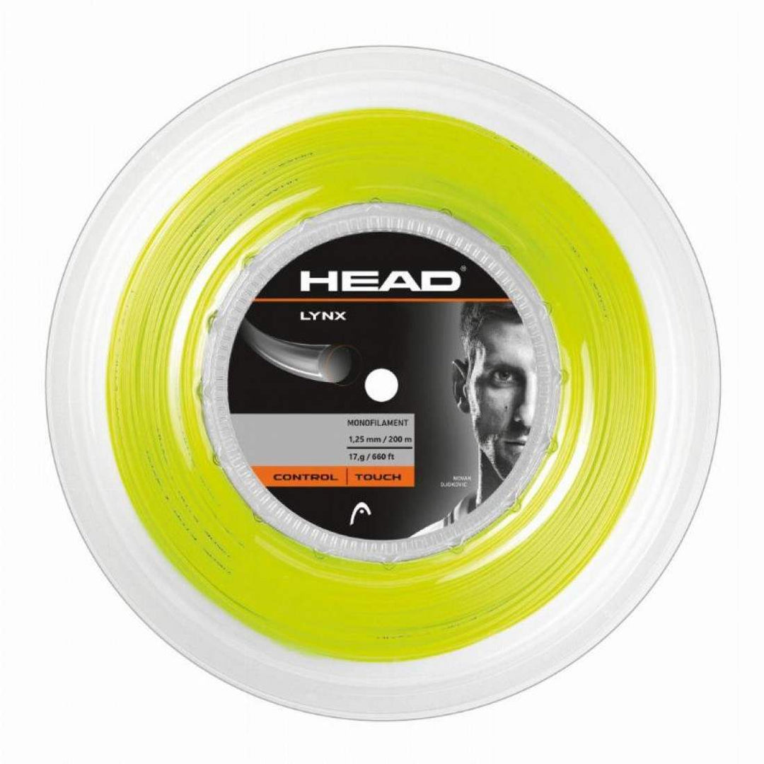 Bobina Cordaje 200m Head Lynx 1,25mm Amarillo