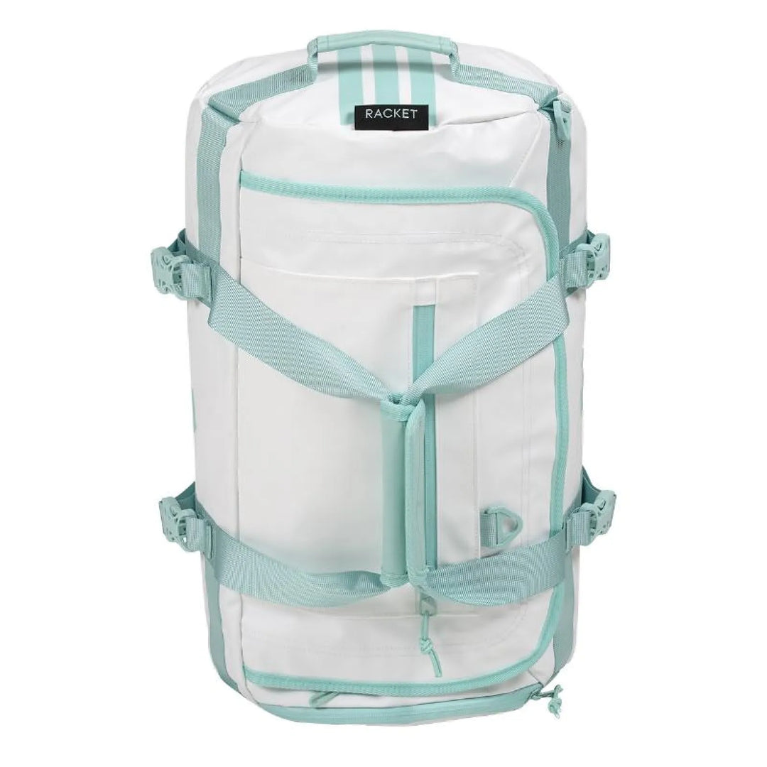 Bolso Adidas Ari Sanchez Duffel Promatch 32L Azul Blanco