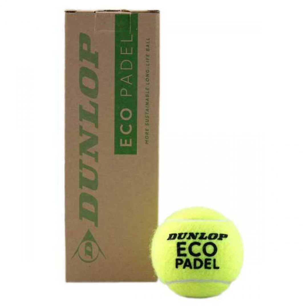 Bote de 3 Pelotas Dunlop Eco padel | Dunlop
