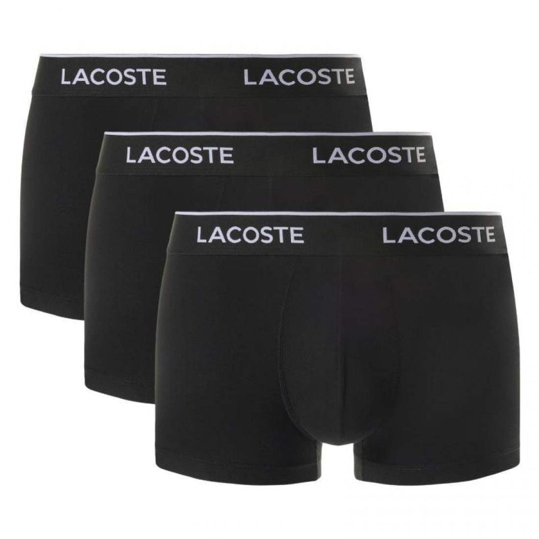 Boxers Lacoste Negro 3 Unidades