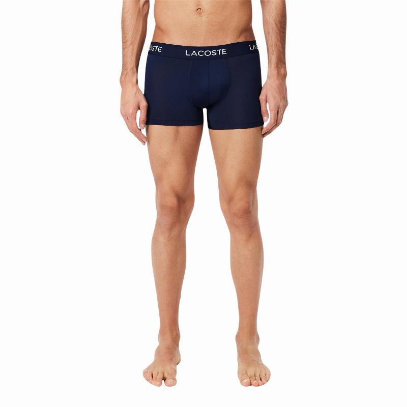 Boxers Lacoste Pique Azul Marino 3 Unidades