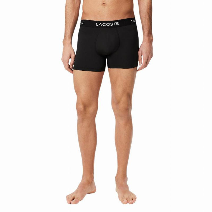Boxer Lacoste Pique Nero Confezione da 3