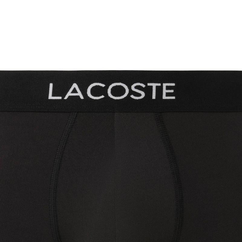 Boxer Lacoste Pique Nero Confezione da 3