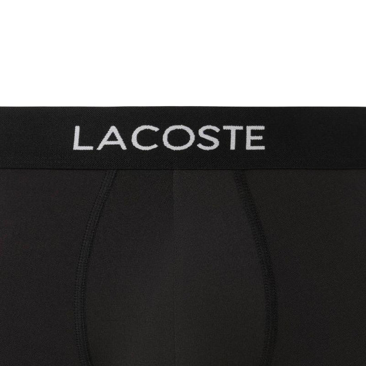 Boxer Lacoste Pique Nero Confezione da 3