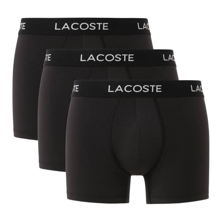 Boxer Lacoste Pique Nero Confezione da 3