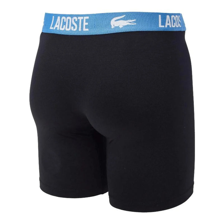 Boxers Lacoste Poliamida Negro 3 Unidades