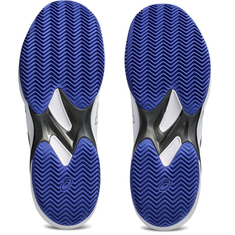Zapatillas de Padel Asics Solution Swift FF 2 Clay Blanco Azul Cobalto