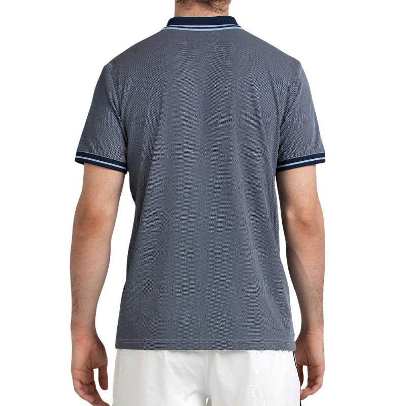 Polo Bullpadel Tenfe Azul Marino Bicolor