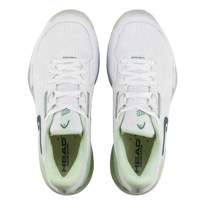 Zapatillas de Padel Head Sprint Pro 4.0 Blanco Verde Mujer