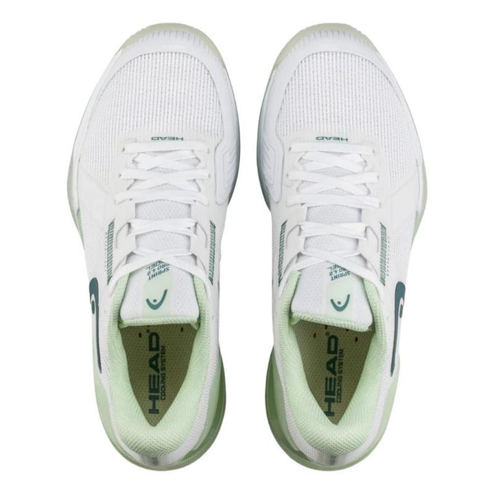 Zapatillas de Padel Head Sprint Pro 4.0 Blanco Verde Mujer