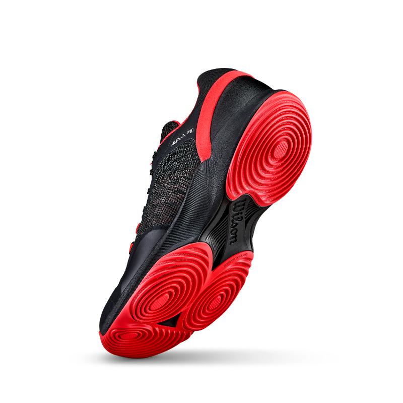 Zapatillas de Padel Wilson Hurakn Pro V2 Negro Rojo Blanco