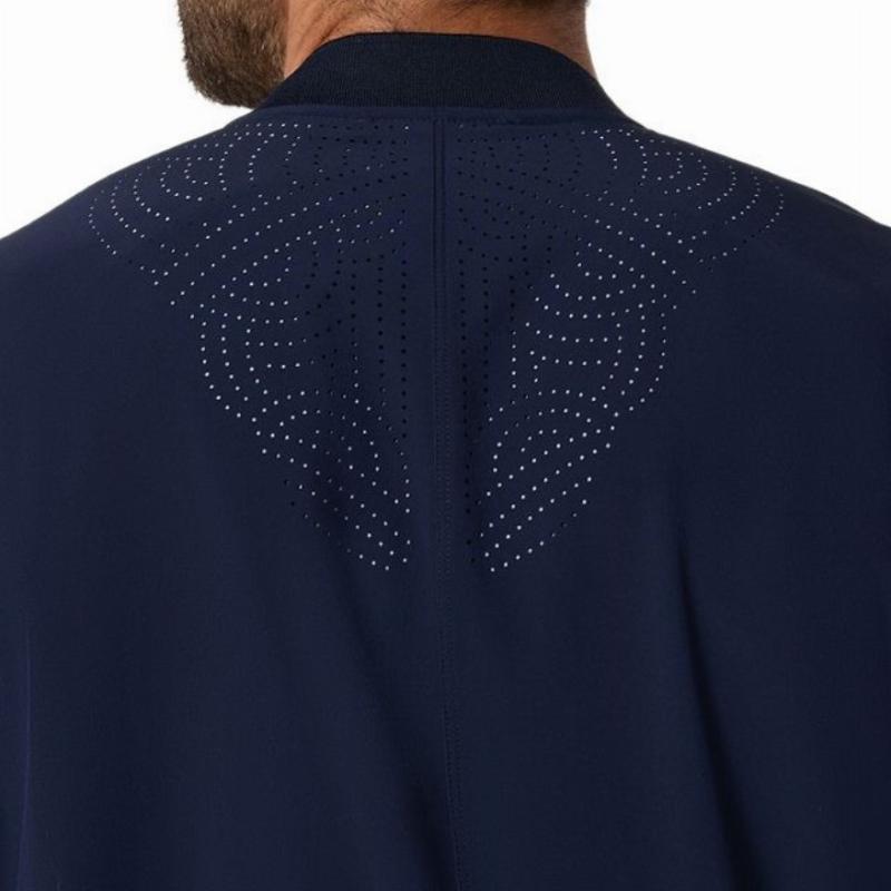 Chaqueta Asics Match Azul Oscuro Medianoche