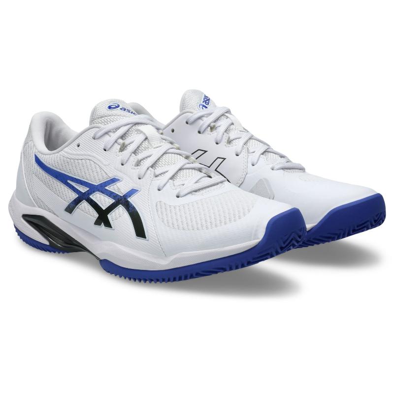 Zapatillas de Padel Asics Solution Swift FF 2 Clay Blanco Azul Cobalto