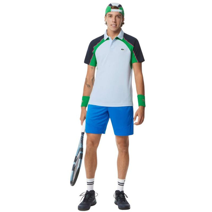 Polo Lacoste Ultra Dry Azul Verde