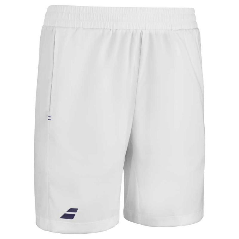 Short Babolat Play Blanco Azul