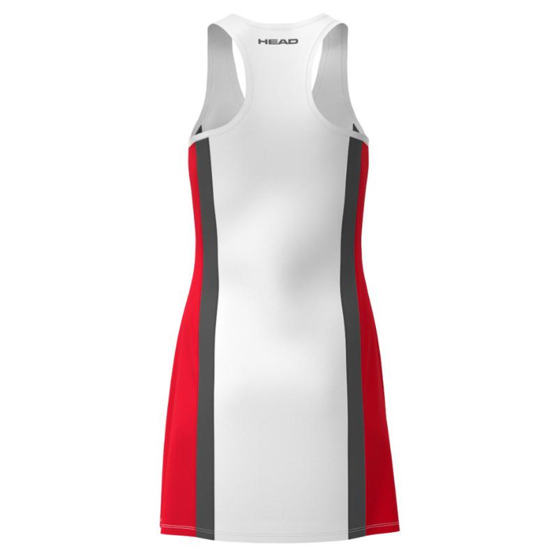 Vestido Head Club 25 Rojo Blanco