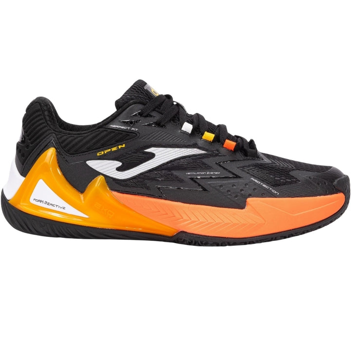 Zapatillas de Padel Joma Open 2501 Negro Naranja