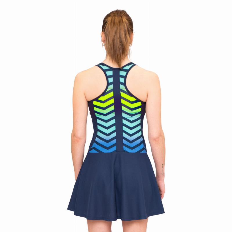 Vestido Bidi Badu Grafic Illumination Azul Oscuro Mix