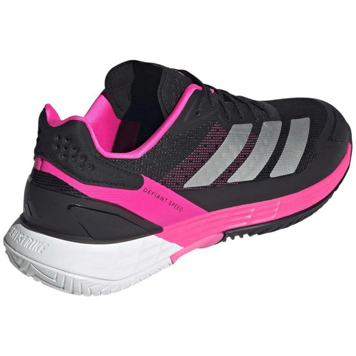 Zapatillas de Pádel de Pádel Adidas Defiant Speed 2 Negro Rosa Plata
