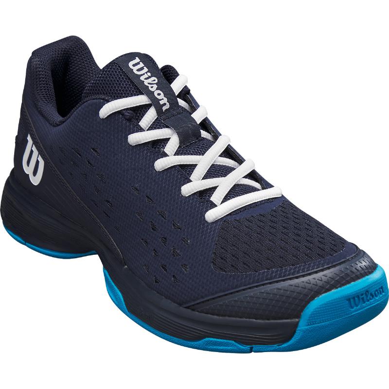 Zapatillas de Padel Wilson Rush Pro L Azul Marino Blanco Junior