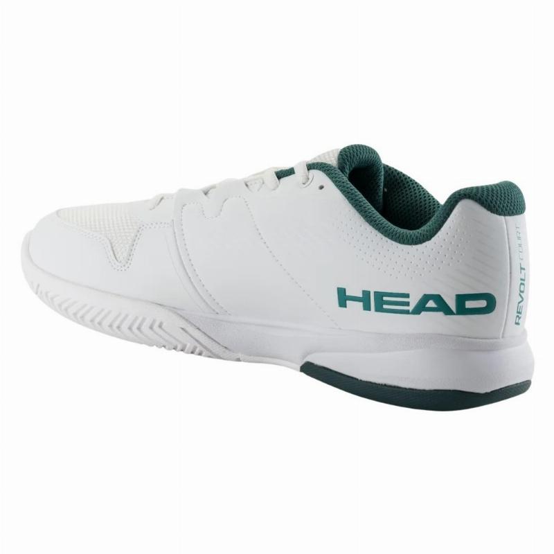 Zapatillas de Padel Head Revolt Court Blanco Verde Pino
