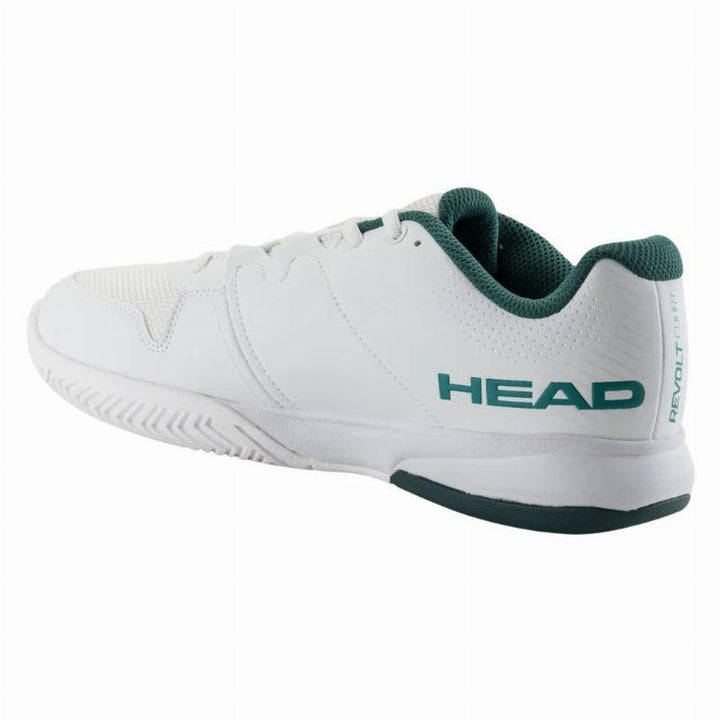 Zapatillas de Padel Head Revolt Court Blanco Verde Pino