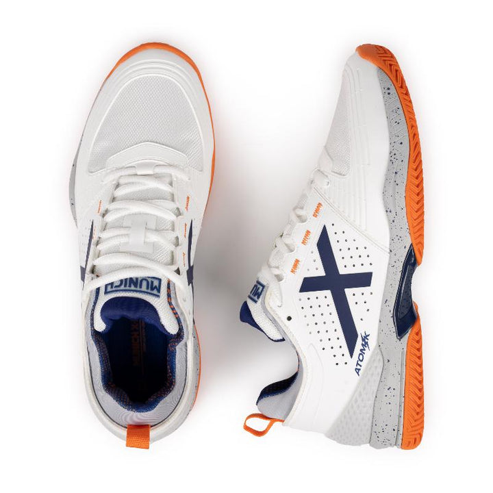 Zapatillas de Padel Munich Atomik 49 Blanco Naranja