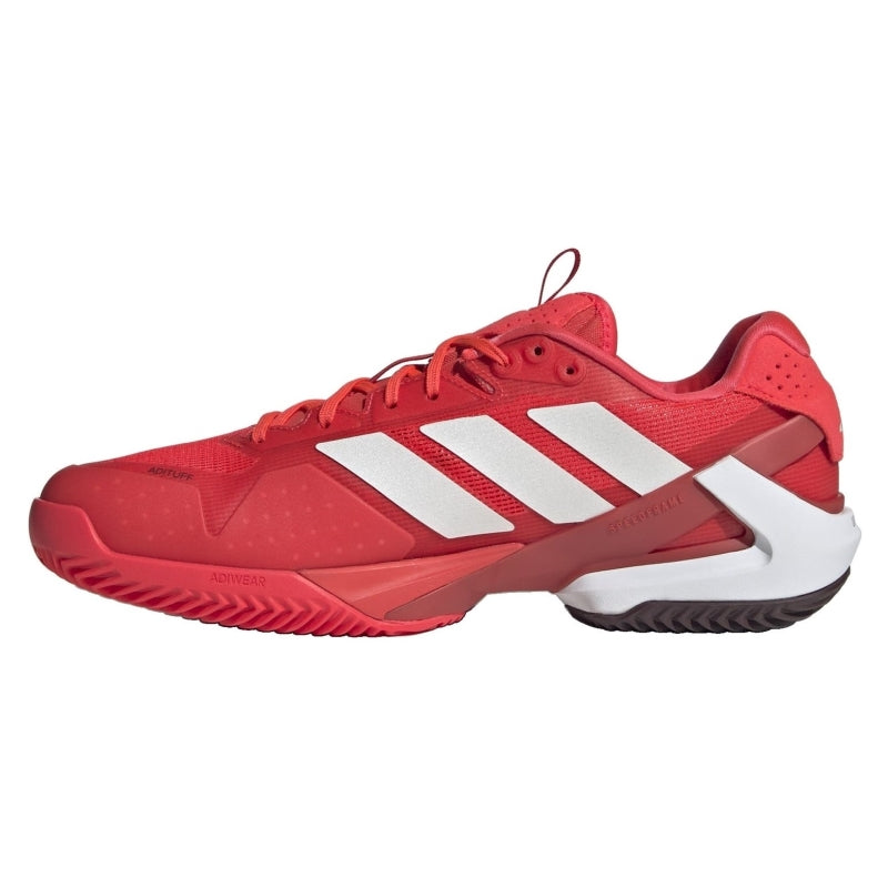 Zapatillas de Pádel de Pádel Adidas Adizero Ubersonic 5 Clay Rojo Blanco