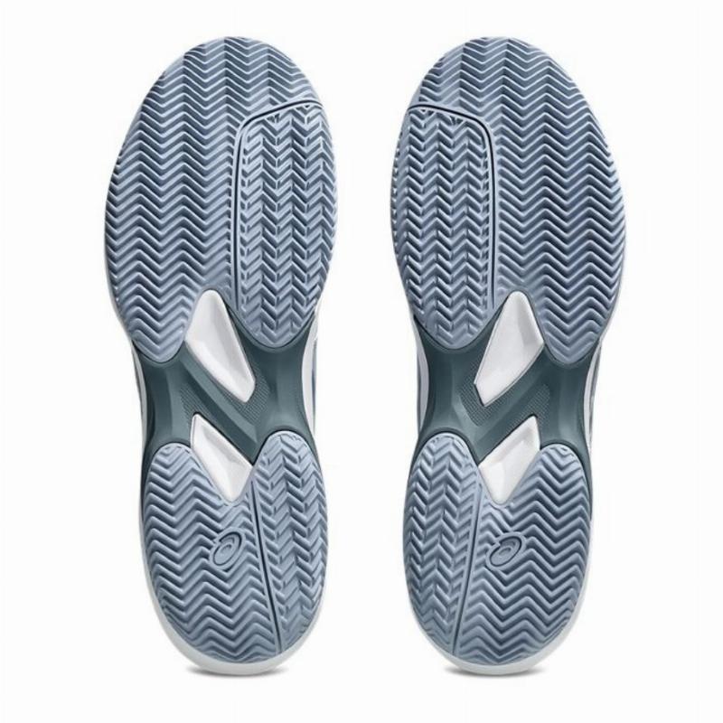 Zapatillas de Padel Asics Game FF Clay Gris Azul Verde Acero
